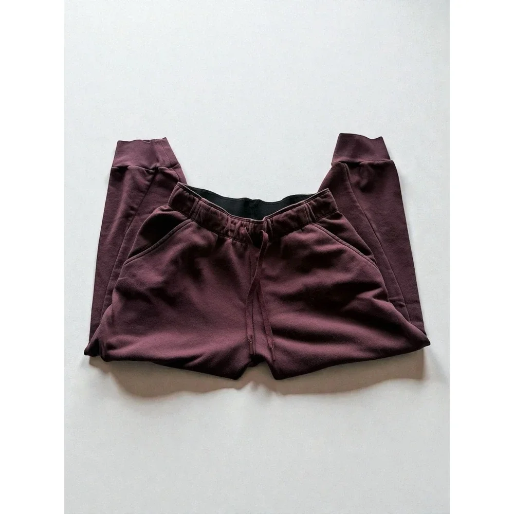 Nike Dri-FIT Jogger Sweatpants Maroon Size Small